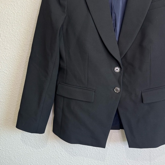 J.Crew Womens Size 12 Madelyn Blazer in Four-Season Stretch Black Minimal Preppy - Picture 9 of 11